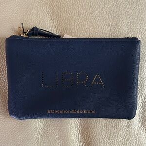 Cosmetic Zodiac Pouch LIBRA Indigo Blue